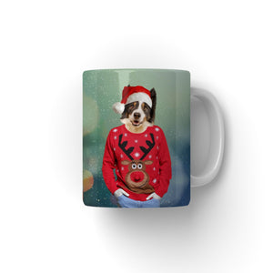 Christmas Jumper Dude: Custom Pet Coffee Mug - Paw & Glory - Dog Portraits - Pet Portraits