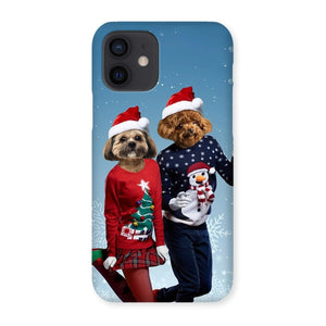 Christmas Lovers: Custom Pet Phone Case - Paw & Glory - Dog Portraits - Pet Portraits