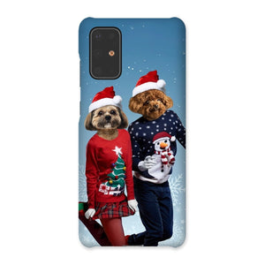 Christmas Lovers: Custom Pet Phone Case - Paw & Glory - Dog Portraits - Pet Portraits