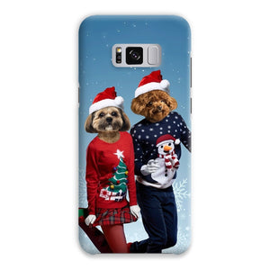 Christmas Lovers: Custom Pet Phone Case - Paw & Glory - Dog Portraits - Pet Portraits