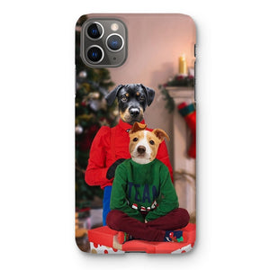 Christmas Mama & Child: Custom Pet Snap Phone Case - Paw & Glory - Dog Portraits - Pet Portraits