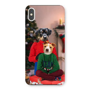 Christmas Mama & Child: Custom Pet Snap Phone Case - Paw & Glory - Dog Portraits - Pet Portraits