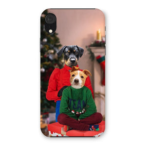 Christmas Mama & Child: Custom Pet Snap Phone Case - Paw & Glory - Dog Portraits - Pet Portraits