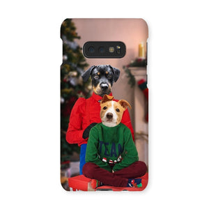 Christmas Mama & Child: Custom Pet Snap Phone Case - Paw & Glory - Dog Portraits - Pet Portraits