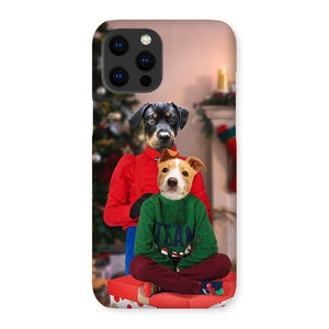 Christmas Mama & Child: Custom Pet Snap Phone Case - Paw & Glory - Dog Portraits - Pet Portraits