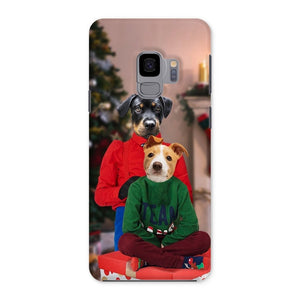 Christmas Mama & Child: Custom Pet Snap Phone Case - Paw & Glory - Dog Portraits - Pet Portraits