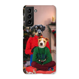 Christmas Mama & Child: Custom Pet Snap Phone Case - Paw & Glory - Dog Portraits - Pet Portraits