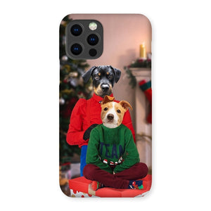 Christmas Mama & Child: Custom Pet Snap Phone Case - Paw & Glory - Dog Portraits - Pet Portraits