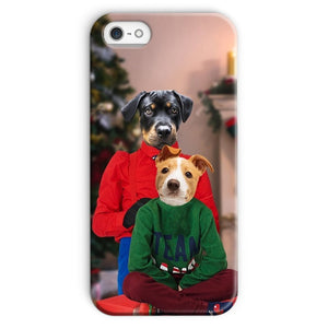 Christmas Mama & Child: Custom Pet Snap Phone Case - Paw & Glory - Dog Portraits - Pet Portraits