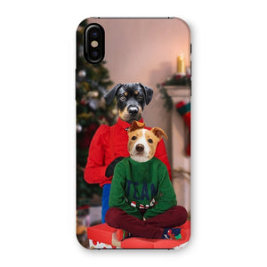 Christmas Mama & Child: Custom Pet Snap Phone Case - Paw & Glory - Dog Portraits - Pet Portraits