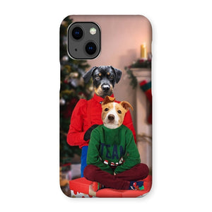 Christmas Mama & Child: Custom Pet Snap Phone Case - Paw & Glory - Dog Portraits - Pet Portraits