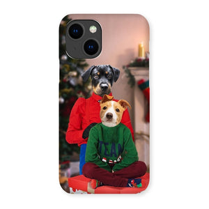 Christmas Mama & Child: Custom Pet Snap Phone Case - Paw & Glory - Dog Portraits - Pet Portraits