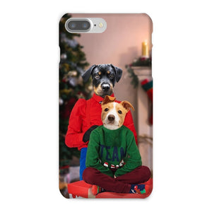 Christmas Mama & Child: Custom Pet Snap Phone Case - Paw & Glory - Dog Portraits - Pet Portraits