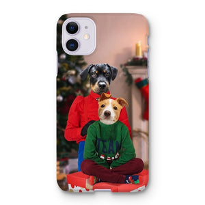 Christmas Mama & Child: Custom Pet Snap Phone Case - Paw & Glory - Dog Portraits - Pet Portraits