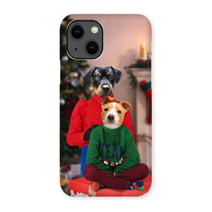 Christmas Mama & Child: Custom Pet Snap Phone Case - Paw & Glory - Dog Portraits - Pet Portraits