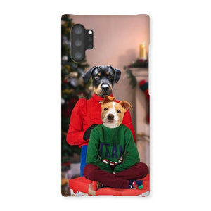 Christmas Mama & Child: Custom Pet Snap Phone Case - Paw & Glory - Dog Portraits - Pet Portraits