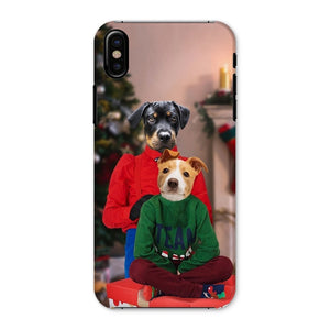 Christmas Mama & Child: Custom Pet Snap Phone Case - Paw & Glory - Dog Portraits - Pet Portraits