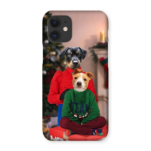 Christmas Mama & Child: Custom Pet Snap Phone Case - Paw & Glory - Dog Portraits - Pet Portraits