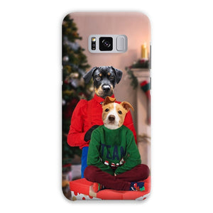 Christmas Mama & Child: Custom Pet Snap Phone Case - Paw & Glory - Dog Portraits - Pet Portraits