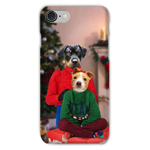 Christmas Mama & Child: Custom Pet Snap Phone Case - Paw & Glory - Dog Portraits - Pet Portraits