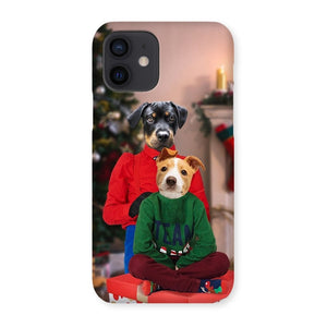 Christmas Mama & Child: Custom Pet Snap Phone Case - Paw & Glory - Dog Portraits - Pet Portraits