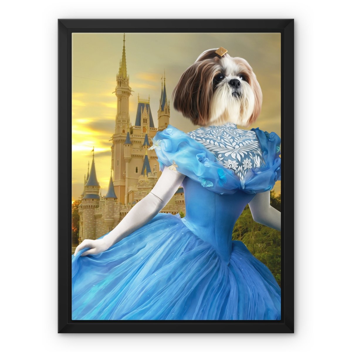 Cinderella: Custom Pet Canvas - Paw & Glory - Dog Portraits - Pet Portraits