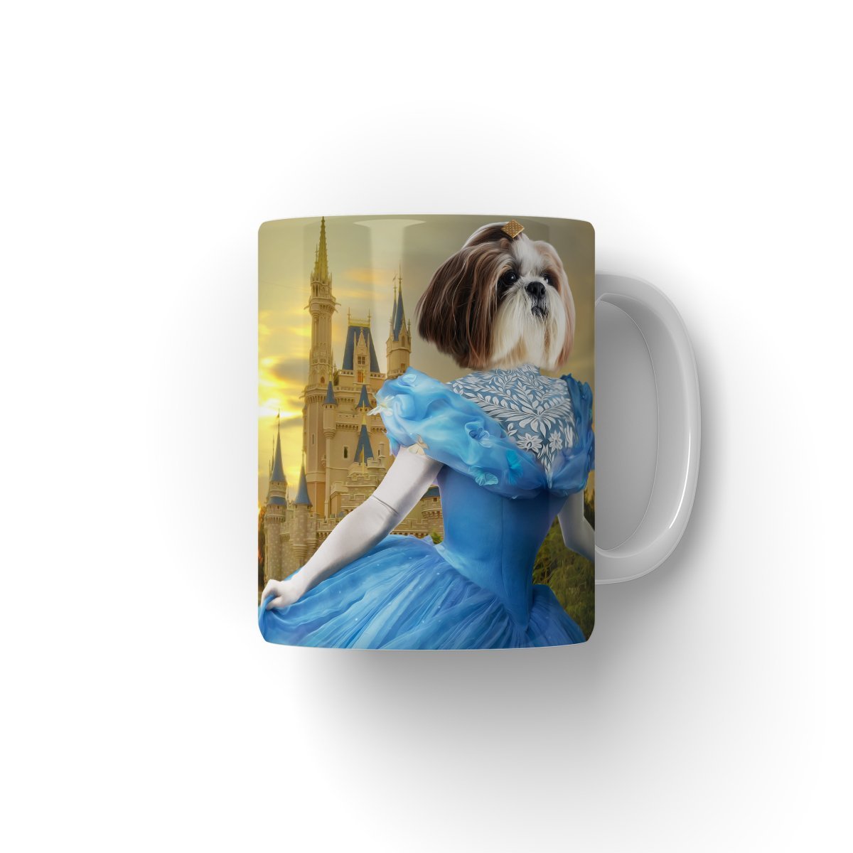 Cinderella: Custom Pet Coffee Mug - Paw & Glory - Dog Portraits - Pet Portraits