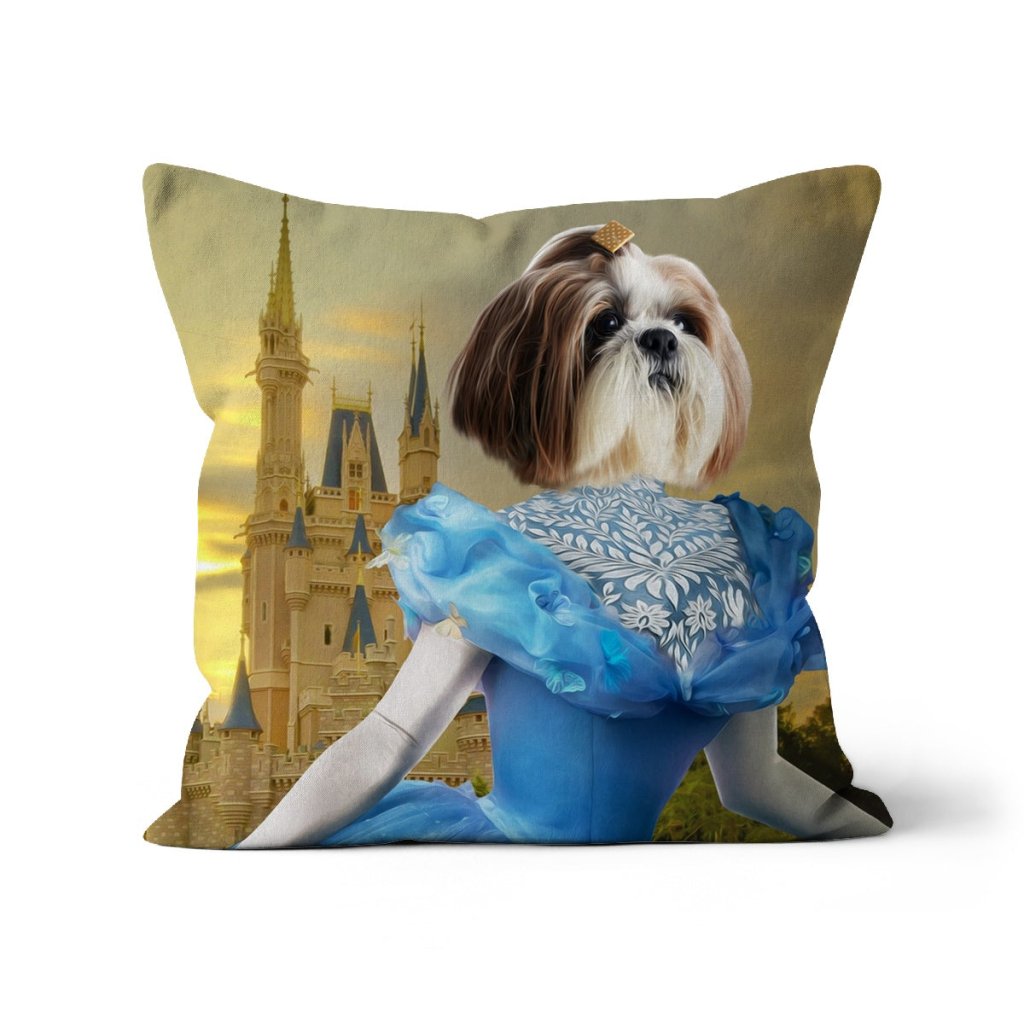 Cinderella: Custom Pet Pillow - Paw & Glory - Dog Portraits - Pet Portraits