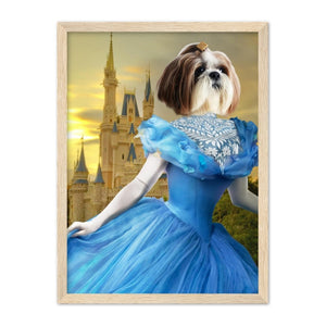 Cinderella: Custom Pet Portrait - Paw & Glory - Dog Portraits - Pet Portraits