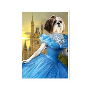 Cinderella: Custom Pet Portrait - Paw & Glory - Dog Portraits - Pet Portraits