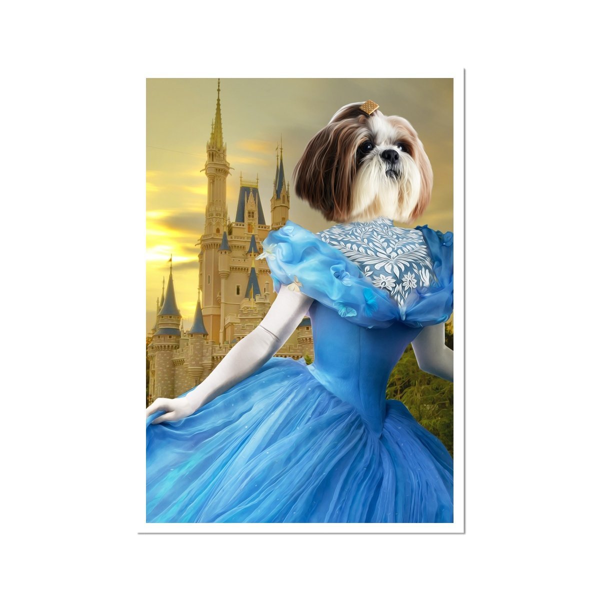 Cinderella: Custom Pet Poster - Paw & Glory - Dog Portraits - Pet Portraits