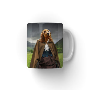 Claire (Outlander Inspired): Custom Pet Coffee Mug - Paw & Glory - Dog Portraits - Pet Portraits