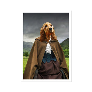 Claire (Outlander Inspired): Custom Pet Portrait - Paw & Glory - Dog Portraits - Pet Portraits