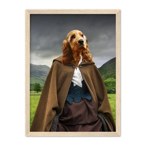 Claire (Outlander Inspired): Custom Pet Portrait - Paw & Glory - Dog Portraits - Pet Portraits