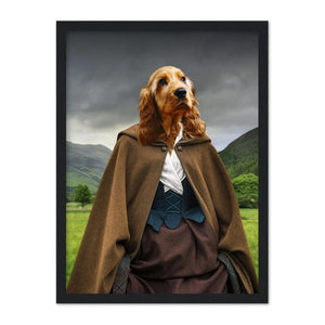 Claire (Outlander Inspired): Custom Pet Portrait - Paw & Glory - Dog Portraits - Pet Portraits