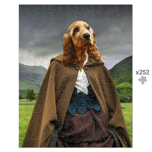 Claire (Outlander Inspired): Custom Pet Puzzle - Paw & Glory - Dog Portraits - Pet Portraits