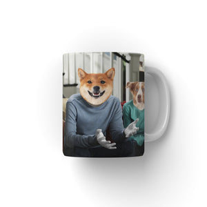 Claire & Phil (Modern Family Inspired): Custom Pet Coffee Mug - Paw & Glory - Dog Portraits - Pet Portraits