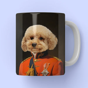 Crimson Private: Custom Pet Coffee Mug - Paw & Glory - Dog Portraits - Pet Portraits