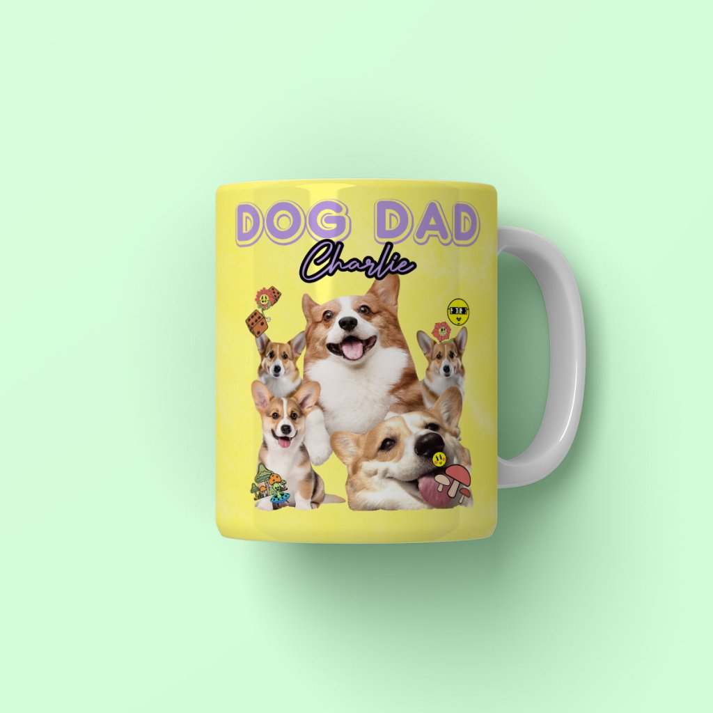 Custom Bootleg: Pet Coffee Mug - Paw & Glory - Dog Portraits - Pet Portraits