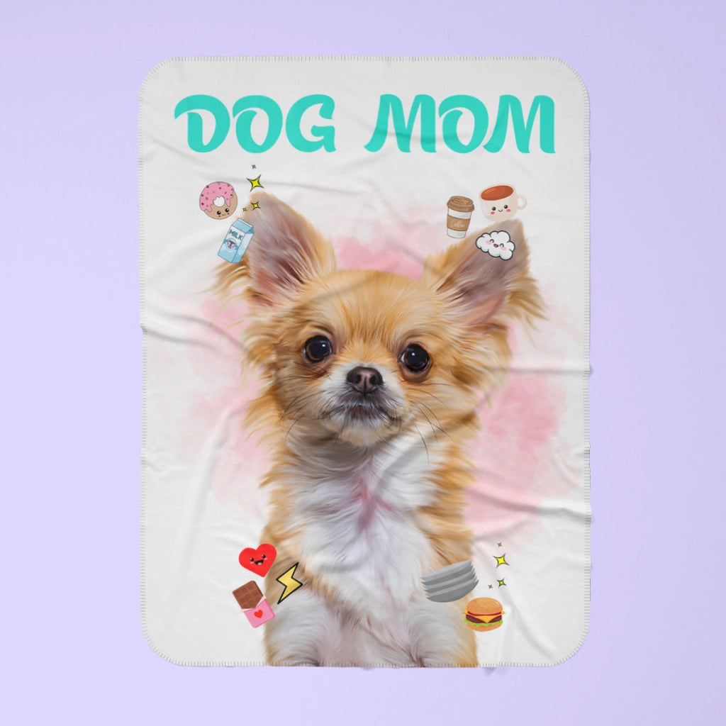 Custom Bootleg: Pet Portrait Fleece Blanket - Paw & Glory - Dog Portraits - Pet Portraits