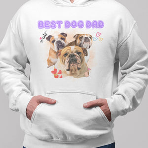 Custom Bootleg: Unisex Pet Portrait Hoodie - Paw & Glory - Dog Portraits - Pet Portraits