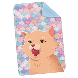 Custom Cartoon: Pet Portrait Fleece Blanket - Paw & Glory - Dog Portraits - Pet Portraits