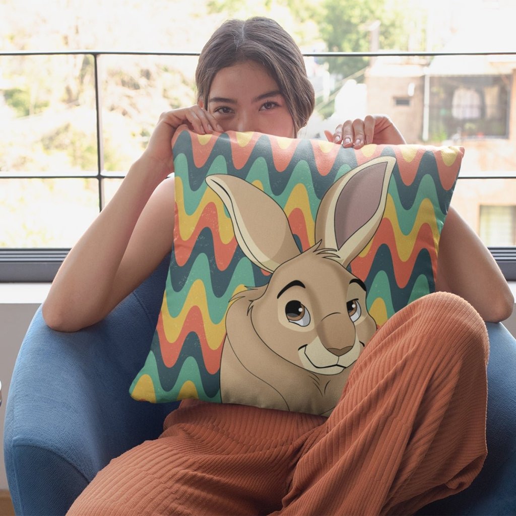 Custom Cartoon: Pet Portrait Pillow