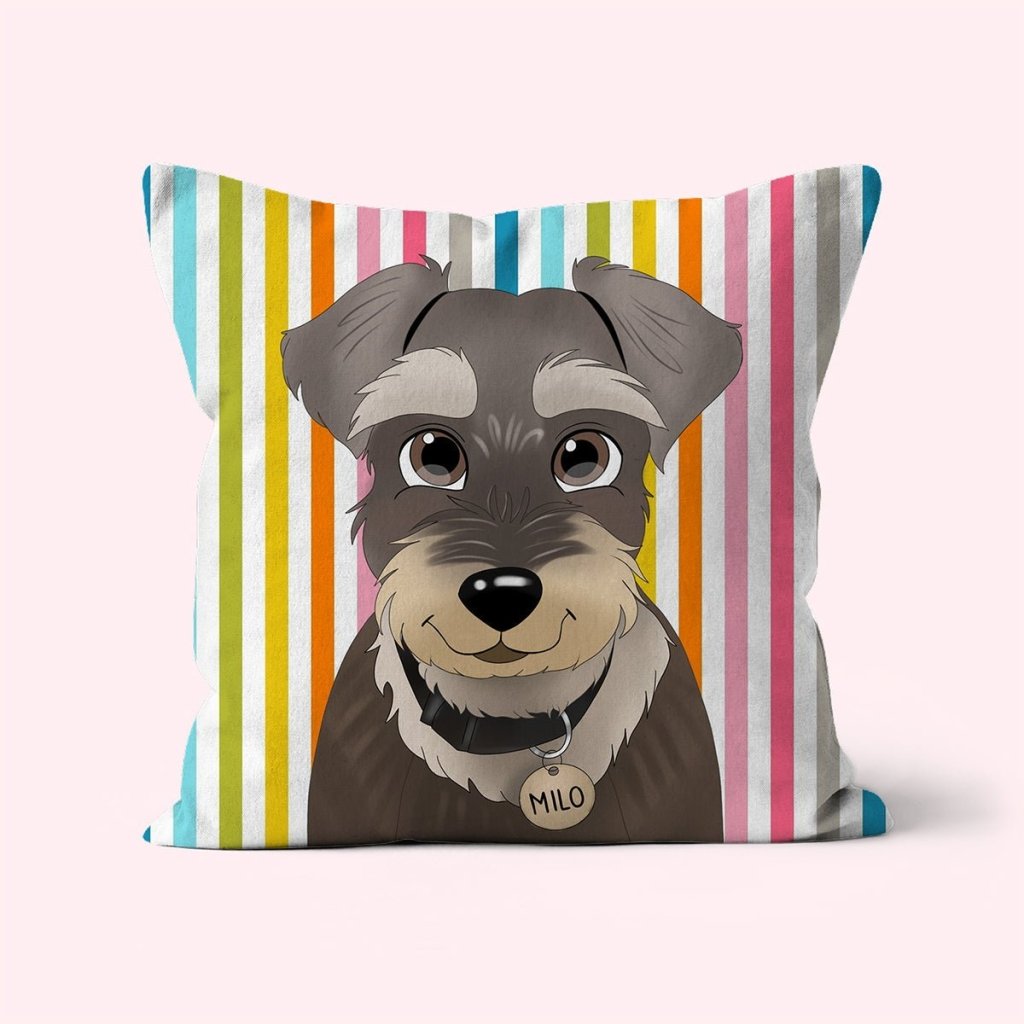 Custom Cartoon: Pet Portrait Pillow