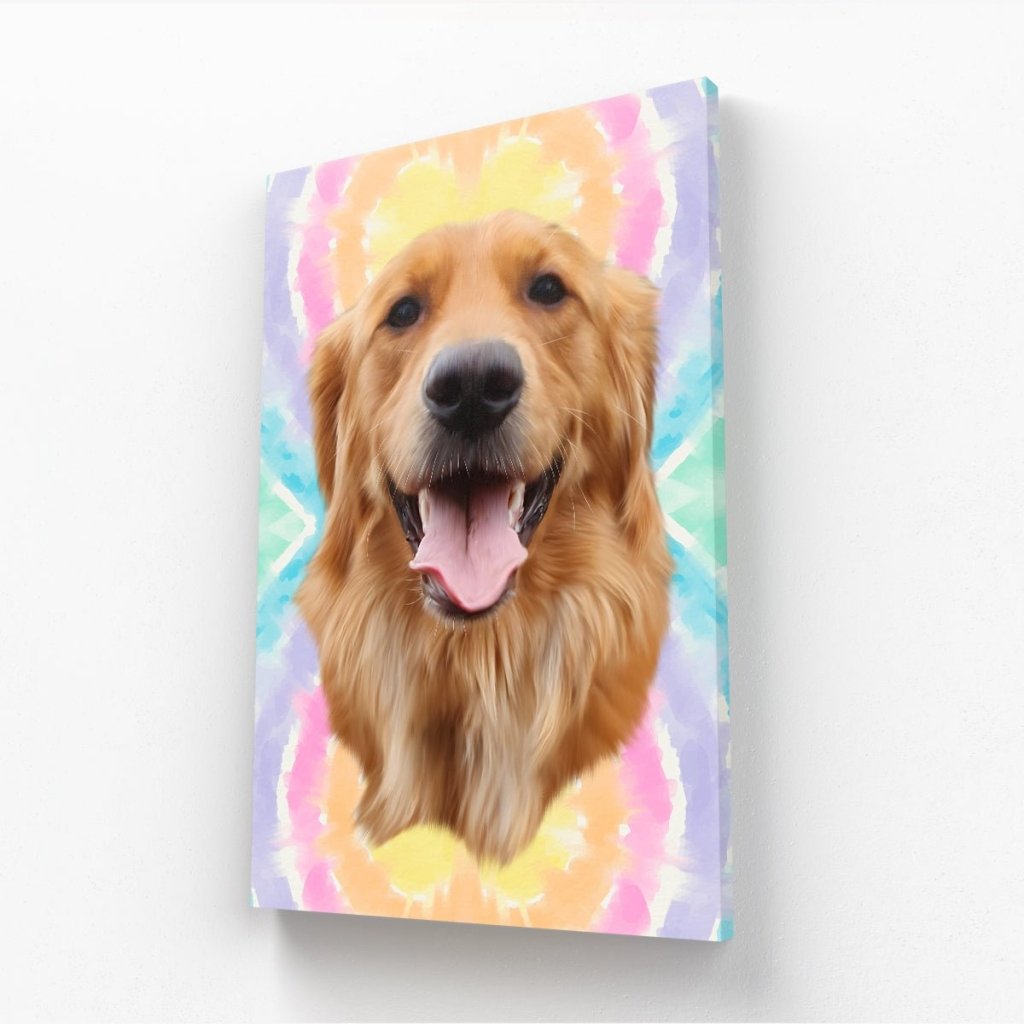 Custom Minimalist: Pet Canvas - Paw & Glory - Dog Portraits - Pet Portraits