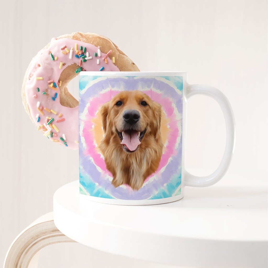 Custom Minimalist: Pet Portrait Coffee Mug - Paw & Glory - Dog Portraits - Pet Portraits