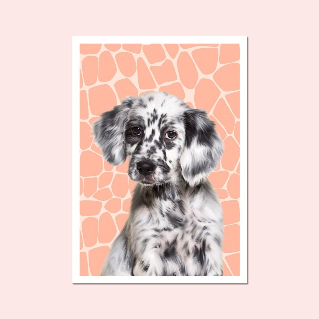 Custom Minimalist: Pet Poster - Paw & Glory - Dog Portraits - Pet Portraits