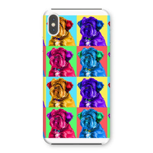 Custom Modern Pop Art: Pet Portrait Snap Phone Case - Paw & Glory - Dog Portraits - Pet Portraits