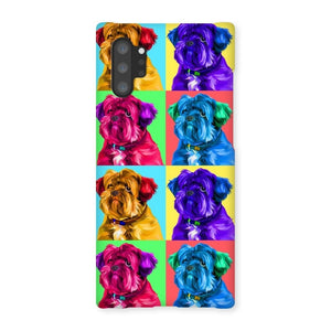 Custom Modern Pop Art: Pet Portrait Snap Phone Case - Paw & Glory - Dog Portraits - Pet Portraits