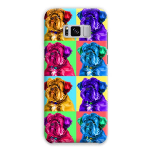 Custom Modern Pop Art: Pet Portrait Snap Phone Case - Paw & Glory - Dog Portraits - Pet Portraits